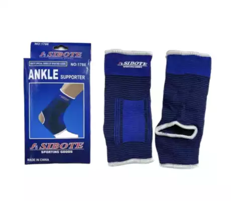 Бандаж на голеностоп SIBOTE 1788 синий универсальный